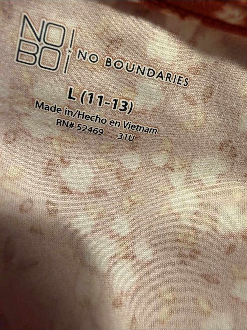 No Boundaries Blush Pink Tie-Dye Tee - Picture 3 of 3